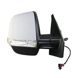 Specchio Retrovisore DX Primerizzato per Fiat Doblo Cargo Doppio Vetro