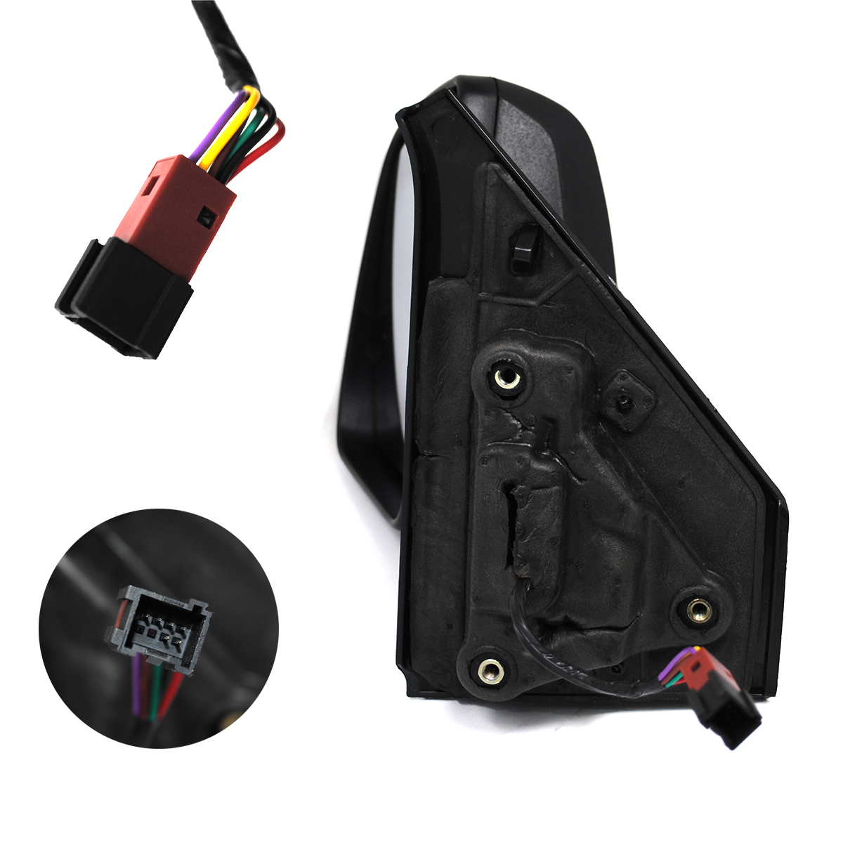 Connettore per Specchietto Retrovisore Vetro Singolo SX Fiat Doblo