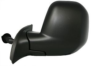 Specchietto Retrovisore a Cavi Sinistro Nero per Citroen Berlingo Peugeot Partner dal 2008 al 2012