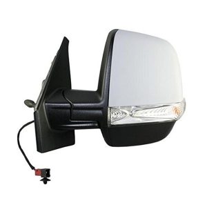 Specchietto Retrovisore Sinistro a Cavi Primerizzato Per Fiat Doblo Cargo dal 2015