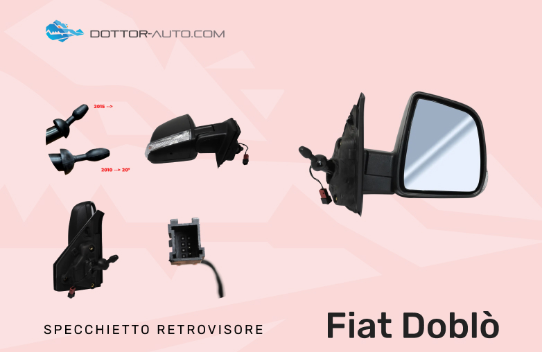Specchietto retrovisore Fiat Doblò